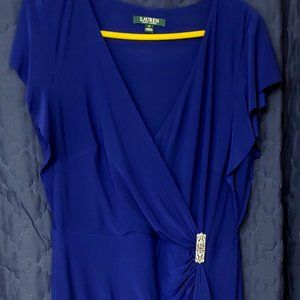 Sapphire Blue Evening Gown - Size 12